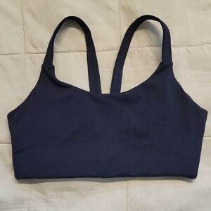 Girlfriend Collective Sports Bra Lou V-Back Blue Midnight